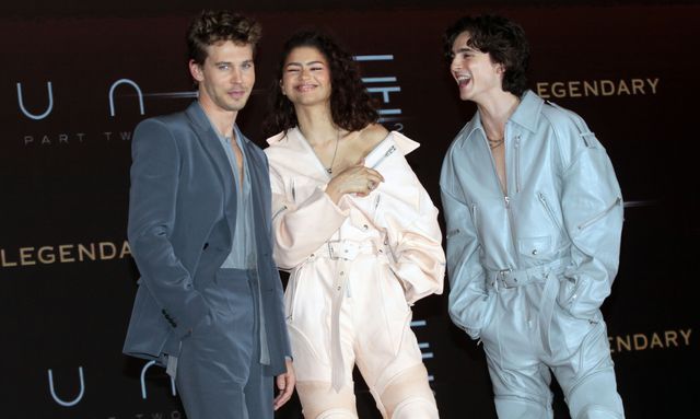 訪韓中のゼンデイヤ、ジャンプスーツで登場！『デューン　砂の惑星PART2』韓国記者会見（5枚目）