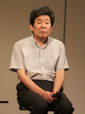 イベントに出席した高畑勲監督新作について、「はい。でもだいぶ先です……」と消え入るような声で返答