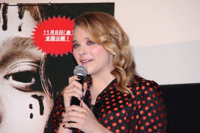 美少女クロエ・モレッツ来日！『キャリー』舞台あいさつフォトギャラリ－（6枚目）