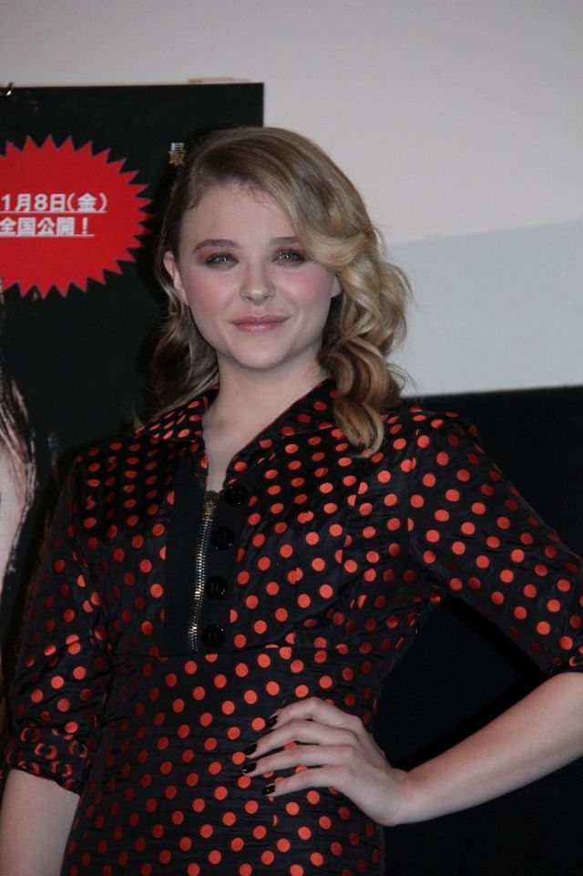 美少女クロエ・モレッツ来日！『キャリー』舞台あいさつフォトギャラリ－（8枚目）