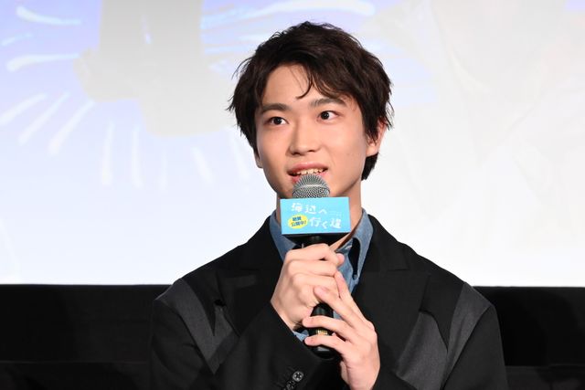 新星・原田琥之佑のもと個性派キャスト集合『海辺へ行く道』の公開記念舞台あいさつ（6枚目）