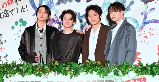 実写『WIND BREAKER』水上恒司、木戸大聖、綱啓永、JUNONが集合！舞台あいさつ（10枚目）