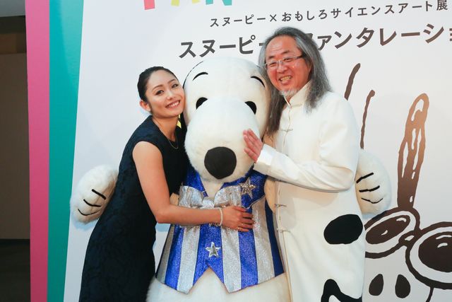 安藤美姫、スヌーピー愛さく裂！「スヌーピー×おもしろサイエンスアート展『SNOOPY FANTARATION』」オープニングイベント（13枚目）