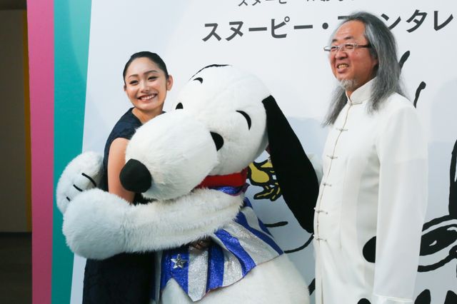 安藤美姫、スヌーピー愛さく裂！「スヌーピー×おもしろサイエンスアート展『SNOOPY FANTARATION』」オープニングイベント（14枚目）