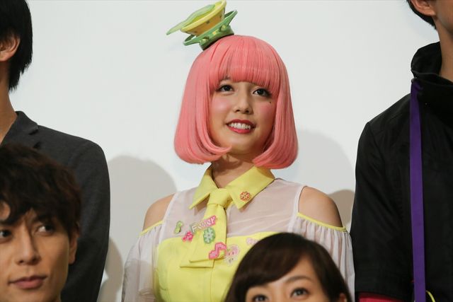 映画に出てくるポッピーは今本編に出ているポッピーではない!?『劇場版　仮面ライダーエグゼイド　トゥルー・エンディング』完成披露試写会舞台あいさつ（3枚目）