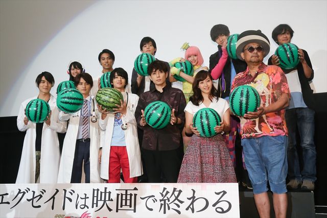 映画に出てくるポッピーは今本編に出ているポッピーではない!?『劇場版　仮面ライダーエグゼイド　トゥルー・エンディング』完成披露試写会舞台あいさつ（4枚目）