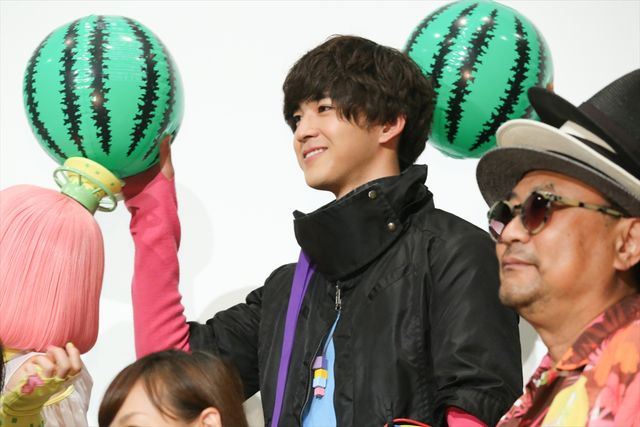 映画に出てくるポッピーは今本編に出ているポッピーではない!?『劇場版　仮面ライダーエグゼイド　トゥルー・エンディング』完成披露試写会舞台あいさつ（5枚目）