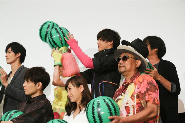 映画に出てくるポッピーは今本編に出ているポッピーではない!?『劇場版　仮面ライダーエグゼイド　トゥルー・エンディング』完成披露試写会舞台あいさつ（6枚目）