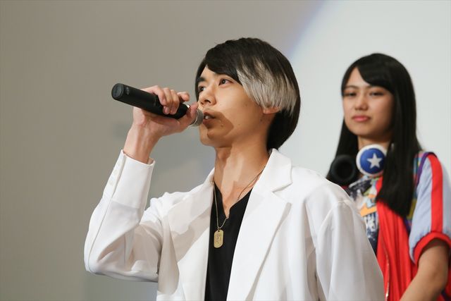 映画に出てくるポッピーは今本編に出ているポッピーではない!?『劇場版　仮面ライダーエグゼイド　トゥルー・エンディング』完成披露試写会舞台あいさつ（22枚目）