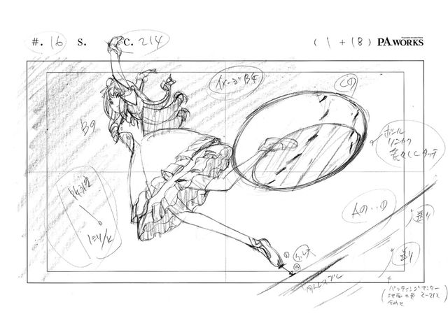 絵麻の机上設定や原画も！「SHIROBAKO展」（5枚目）