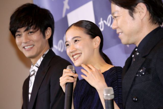スーツ姿の阿部サダヲ＆竹野内豊＆松坂桃李！『彼女がその名を知らない鳥たち』完成披露試写会にて：フォトギャラリー