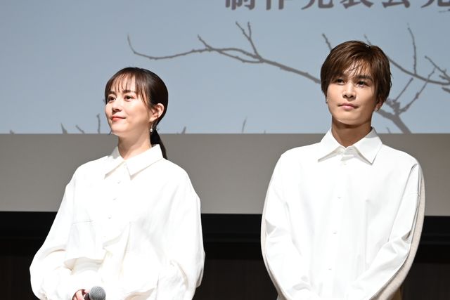 比嘉愛未＆岩田剛典主演「フォレスト」制作発表会見の様子（11枚目）