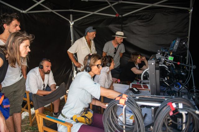 『アイダよ、何処へ？』メイキング写真（2枚目）