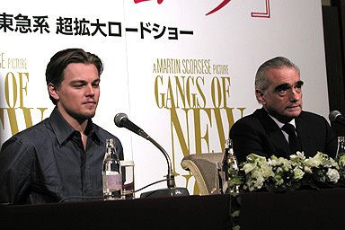 『ギャング・オブ・ニューヨーク』来日記者会見（3枚目）