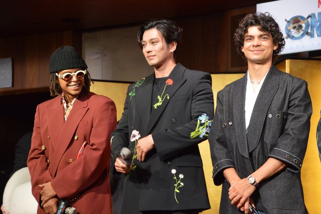 麦わらの一味、みんなでチョッパーをエスコート！実写版「ONE PIECE」シーズン2来日記者会見（29枚目）
