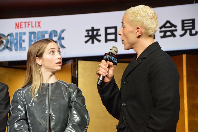 麦わらの一味、みんなでチョッパーをエスコート！実写版「ONE PIECE」シーズン2来日記者会見（30枚目）
