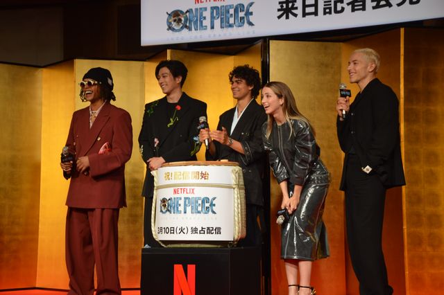 麦わらの一味、みんなでチョッパーをエスコート！実写版「ONE PIECE」シーズン2来日記者会見（33枚目）