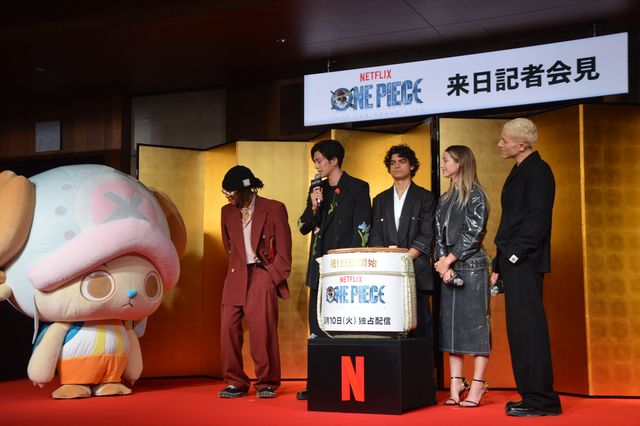 麦わらの一味、みんなでチョッパーをエスコート！実写版「ONE PIECE」シーズン2来日記者会見（36枚目）