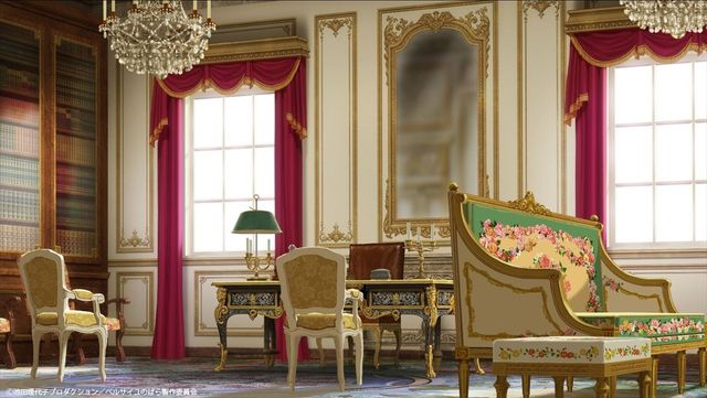 美しい…劇場アニメ『ベルサイユのばら』美術設定画（5枚目）