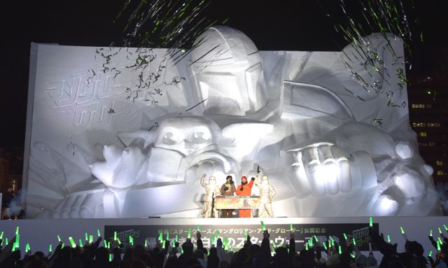 中島裕翔、グローグーと一緒にさっぽろ雪まつり登場！「帰ってきた白銀のスター・ウォーズ雪像」お披露目イベント：フォトギャラリー