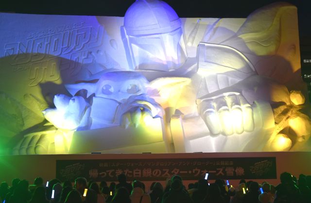 中島裕翔、グローグーと一緒にさっぽろ雪まつり登場！「帰ってきた白銀のスター・ウォーズ雪像」お披露目イベント（4枚目）