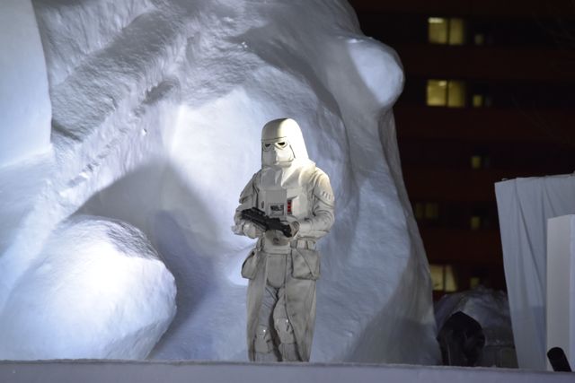 中島裕翔、グローグーと一緒にさっぽろ雪まつり登場！「帰ってきた白銀のスター・ウォーズ雪像」お披露目イベント（10枚目）