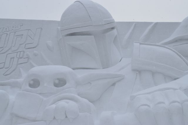 中島裕翔、グローグーと一緒にさっぽろ雪まつり登場！「帰ってきた白銀のスター・ウォーズ雪像」お披露目イベント（14枚目）