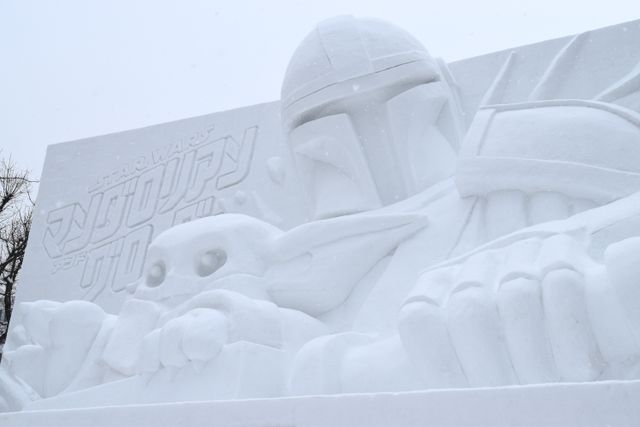 中島裕翔、グローグーと一緒にさっぽろ雪まつり登場！「帰ってきた白銀のスター・ウォーズ雪像」お披露目イベント（16枚目）