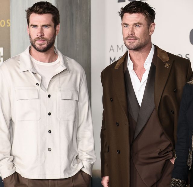 『クライム101』ワールドプレミアでのリアム・ヘムズワースとクリス・ヘムズワース