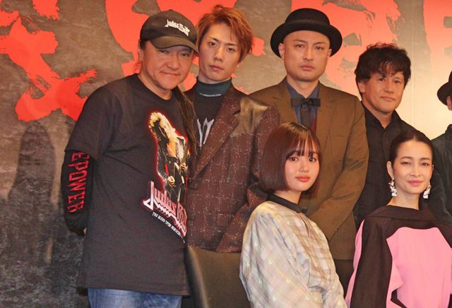 生田斗真、中山優馬ら劇団☆新感線「いのうえ歌舞伎『偽義経冥界歌（にせよしつねめいかいにうたう）』」会見へ（5枚目）