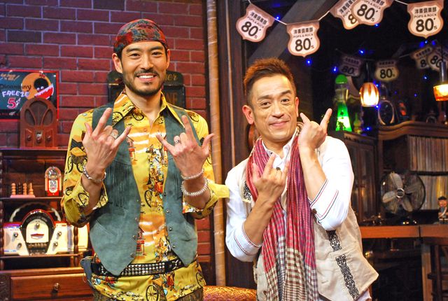 高嶋政宏とクリス松村が登場！「洋楽倶楽部80's 2012サマースペシャル」取材会フォトギャラリー（7枚目）