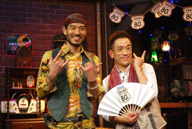 高嶋政宏とクリス松村が登場！「洋楽倶楽部80's 2012サマースペシャル」取材会フォトギャラリー（8枚目）