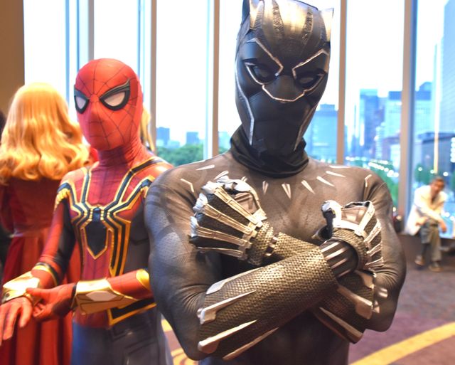 スパイダーマンが陛下にフォトボム？『アベンジャーズ／インフィニティ・ウォー』前夜祭：フォトギャラリー