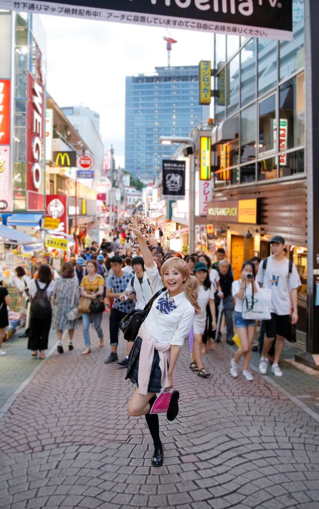 金髪ギャルJK姿を謳歌するHKT兒玉遥フォトギャラリー（4枚目）