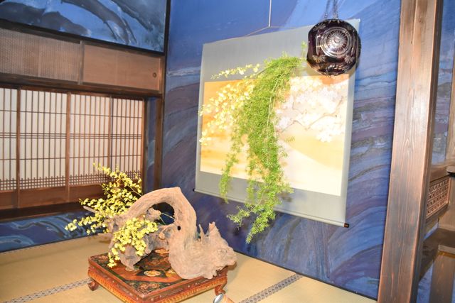 部屋一面の孔雀！『HOKUSAI』艶やかな撮影現場を公開（7枚目）