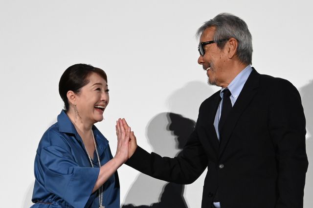 ディーン・フジオカ、金髪で登場！佐藤栞里は涙！『父と僕の終わらない歌』初日舞台あいさつ（6枚目）