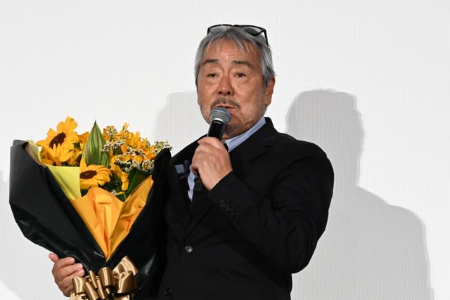 ディーン・フジオカ、金髪で登場！佐藤栞里は涙！『父と僕の終わらない歌』初日舞台あいさつ（15枚目）