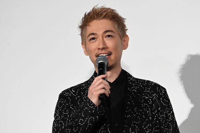 ディーン・フジオカ、金髪で登場！佐藤栞里は涙！『父と僕の終わらない歌』初日舞台あいさつ（21枚目）