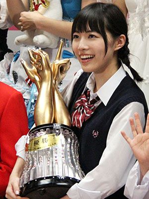 「AKB48第4回じゃんけん大会」で優勝した松井珠理奈