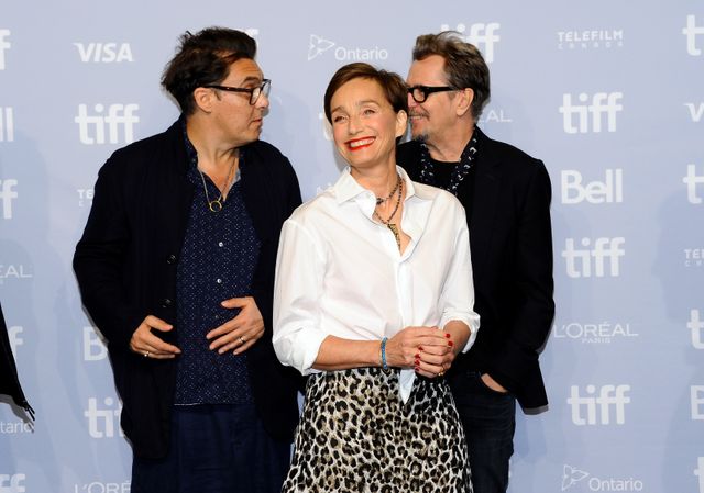 ゲイリー・オールドマンにこにこ！チャーチル演じた『Darkest Hour』会見（3枚目）