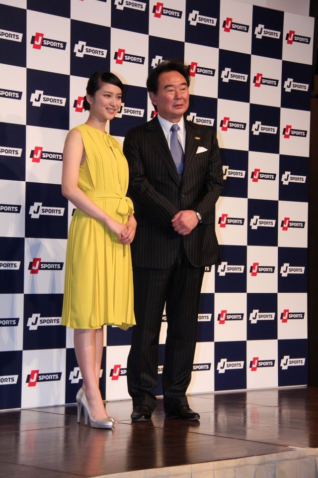 武井咲登壇！「J SPORTS」の新CM発表会フォトギャラリー（4枚目）