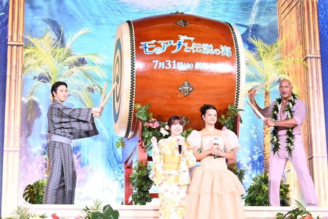 『モアナと伝説の海』ドウェイン・ジョンソン、キャサリン・ランガイア、TSUZUMI、尾上松也が勢ぞろい（10枚目）