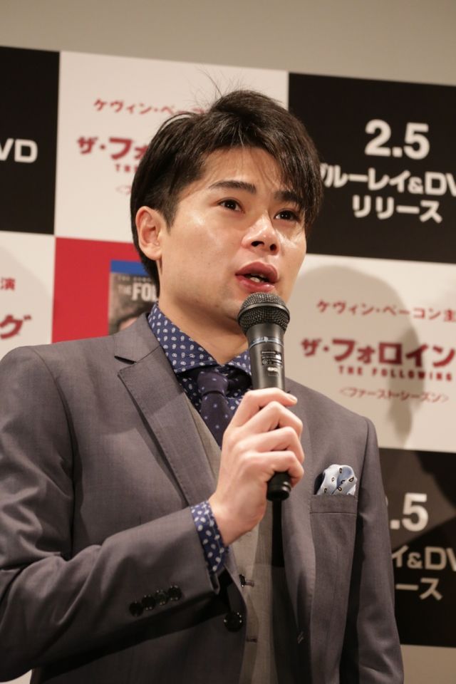 ノブコブ吉村、月給は最高280万円！海外ドラマ「ザ・フォロイング＜ファースト・シーズン＞」のブルーレイ＆DVD発売記念イベント　フォトギャラリー（5枚目）