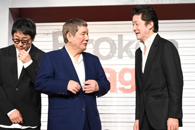 北野武・浅野忠信・大森南朋・白竜・國本鍾建が登壇『Broken Rage』記者会見（14枚目）