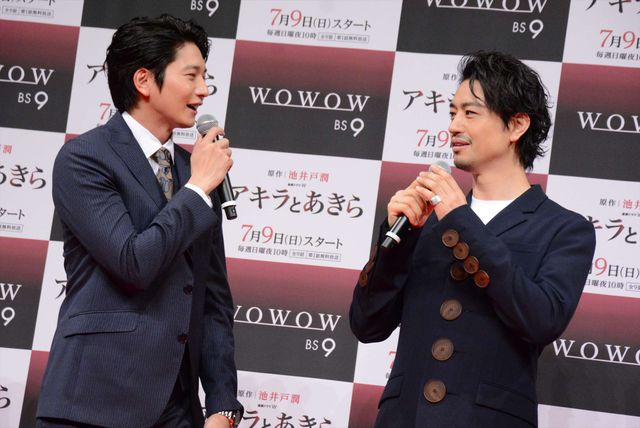 斎藤工、向井理は「男の理想」と発言！「連続ドラマW　アキラとあきら」第一話完成披露試写会（3枚目）