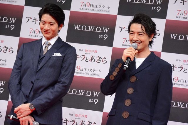 斎藤工、向井理は「男の理想」と発言！「連続ドラマW　アキラとあきら」第一話完成披露試写会（5枚目）