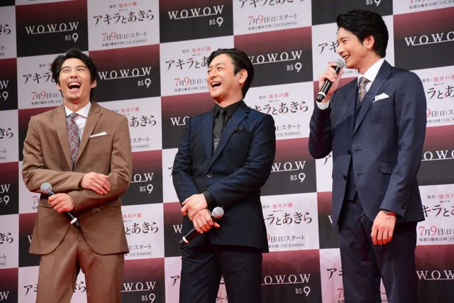 斎藤工、向井理は「男の理想」と発言！「連続ドラマW　アキラとあきら」第一話完成披露試写会（8枚目）
