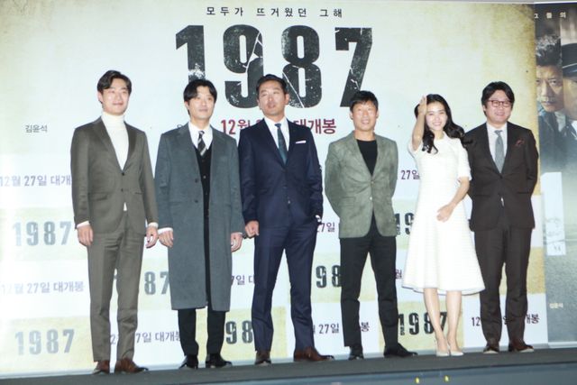 映画『1987（原題）』試写会登壇者一覧（2枚目）