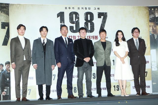 映画『1987（原題）』試写会登壇者一覧（3枚目）