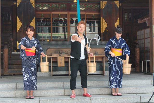 アイ・フランケンガールズの浴衣姿に全日本プロレス潮崎豪もデレデレ！フォトギャラリー（2枚目）